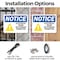 Signmission Electrical Room No Storage Permitted, 10 in W x Rectangle, Plastic OS-2PACK-NS-P-710-L-15566 - alternate 5